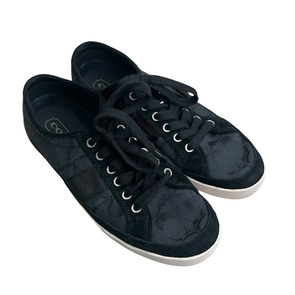 COACH Men’s Brad FS Size 8D Low Top Sneakers | Women 9.5M Black UNISEX
